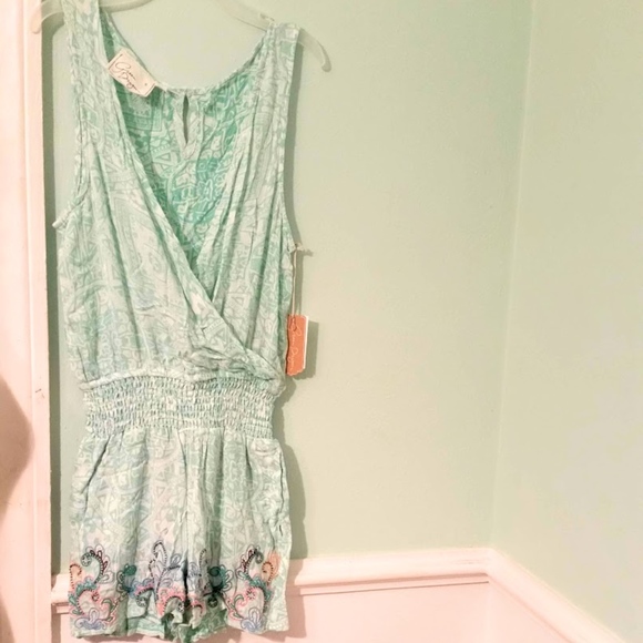 Green Dragon Romper - Picture 2 of 6